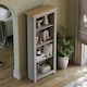 image 4 of Vida Designs Arlington 4 Tier Bookcase Shaker Style Display Storage, Grey & Oak