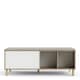 image 2 of Rome Coffee Table with Sliding Top in Jackson Hickory Oak and Matt White