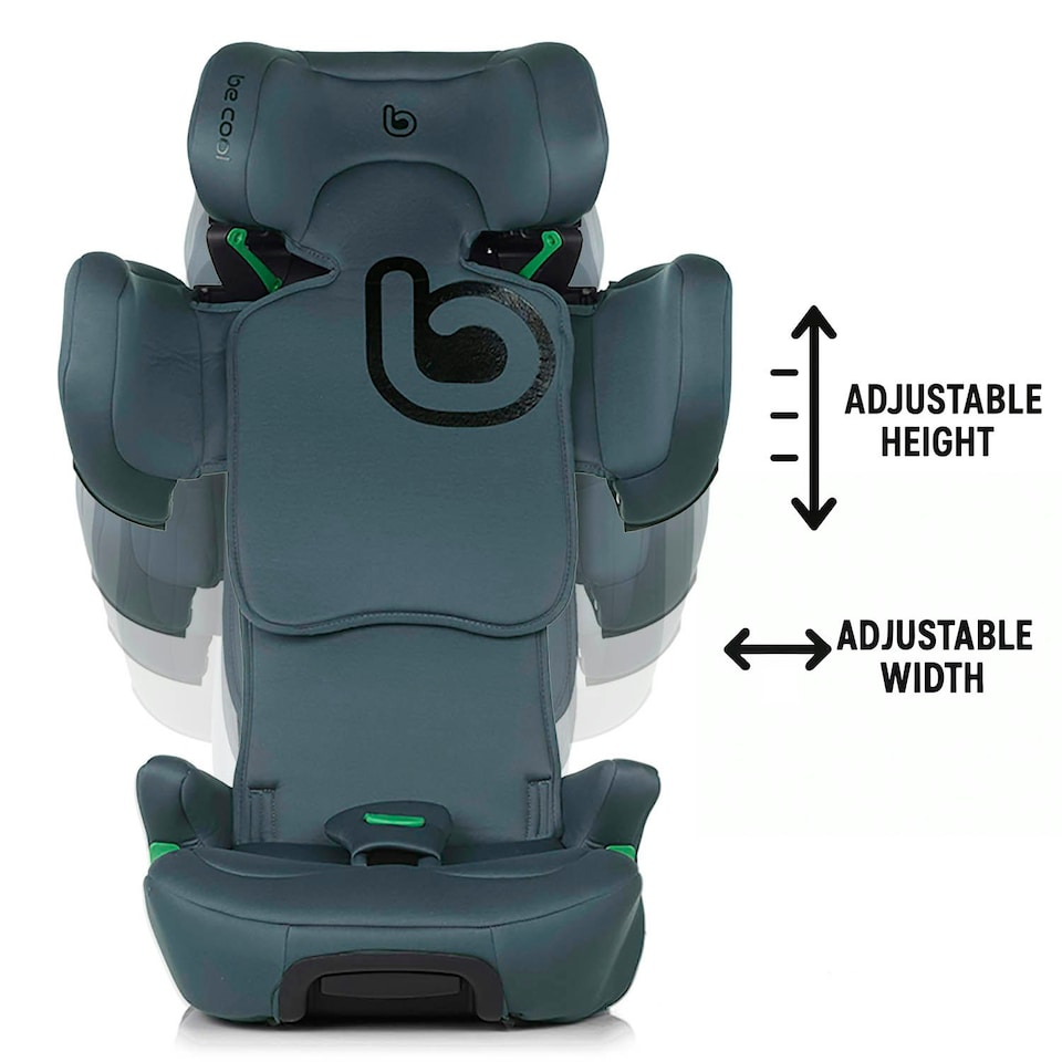 image 1 of Be Cool Foldy i-Size Car Seat 100-150cm, 3.5-12 Years Black