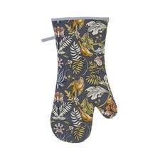 Ulster Weavers Finch & Flower Gauntlet Oven Glove Navy