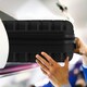 image 5 of Flight Knight Suitcase Sets 3 Piece, Large Suitcase, Extra Large Suitcase, easyJet Cabin Bag 45x36x20cm Underseat Carry On, 100+ Airlines Approved - BA, Ryanair Black | Black | Large