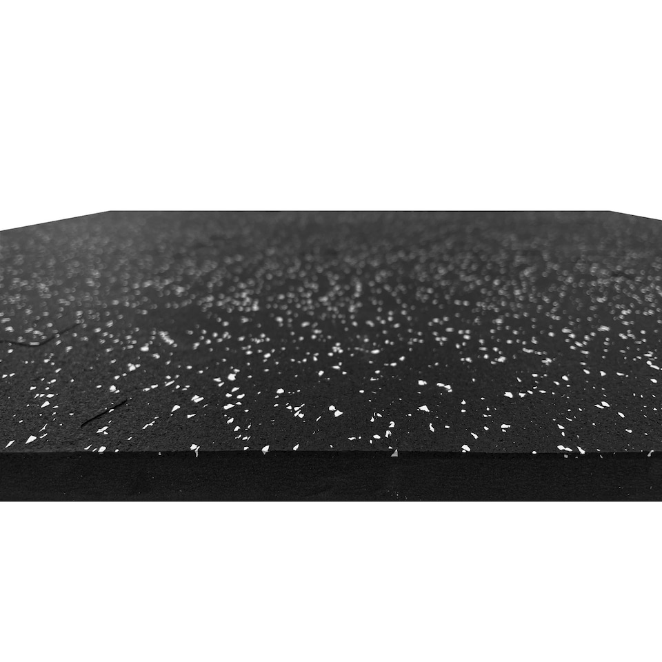 image 1 of 4 Interlocking Rubber Topped Anti Vibration Foam Mats -30cm x 30cm - 14mm Thick