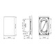 image 4 of Bosch Bathroom Extractor Fan 1500 DH W 100 mm - for Ventilation in Bathroom and Toilet Against Moisture and Mould - With Humidistat and Timer - 100mm Diameter