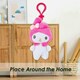 image 4 of Hello Kitty Soft Toy melody Clip On Cute Plush Huggable Cuddly 12cm Pink