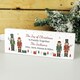 image 3 of Personalised Christmas Nutcracker Wooden Mantel Decoration