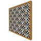 image 4 of Black & gold shells geometric (Picture Frame) Brown | XS