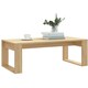 image 1 of Rectangular Coffee Table Living Room Furniture Oak Brown