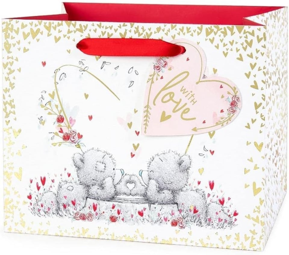 image 1 of Me To You Bear With Love Medium Gift Bag
