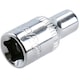 image 3 of E5 Female Torx Socket Star Bit 1/4" Drive Standard External Chrome Vanadium