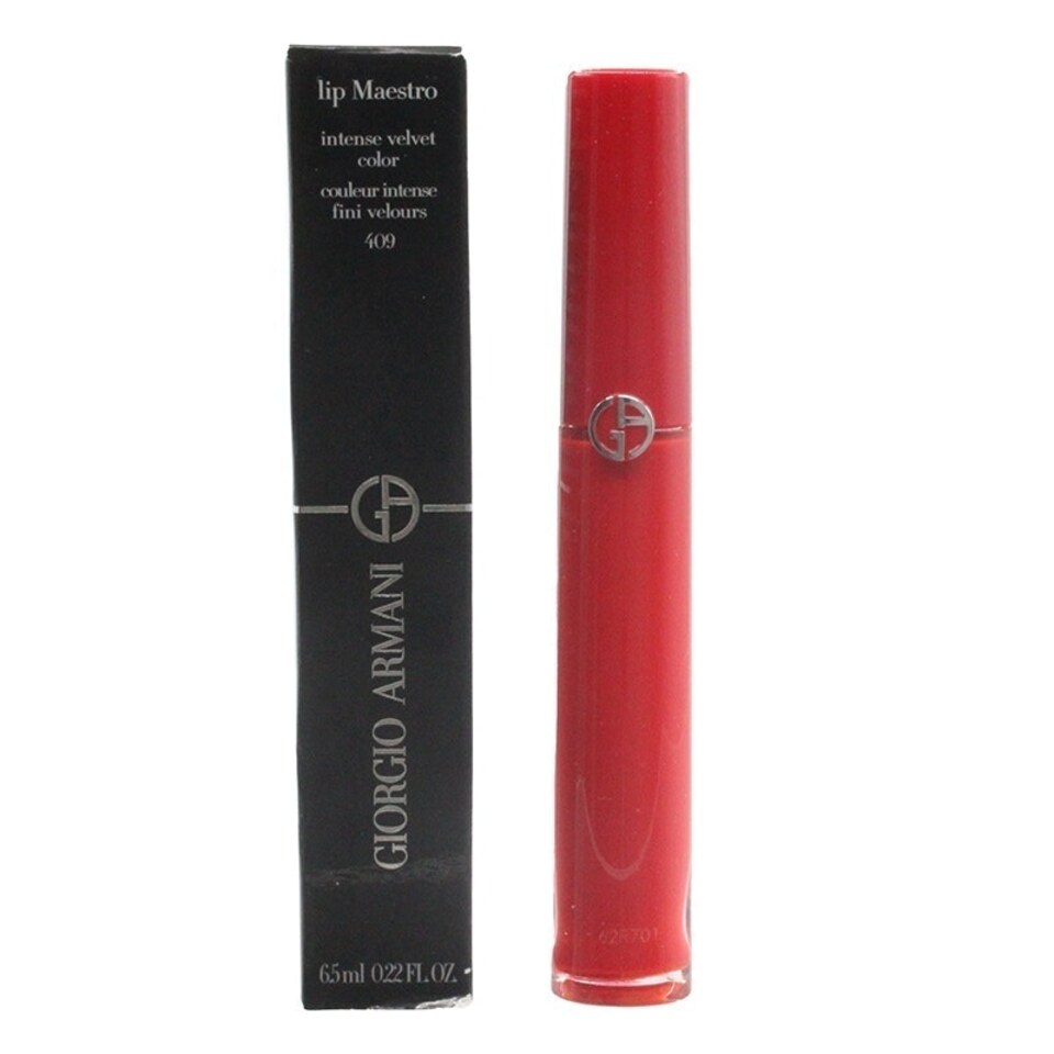 image 1 of Giorgio Armani Lip Maestro Liquid Lipstick 409 Red N/A