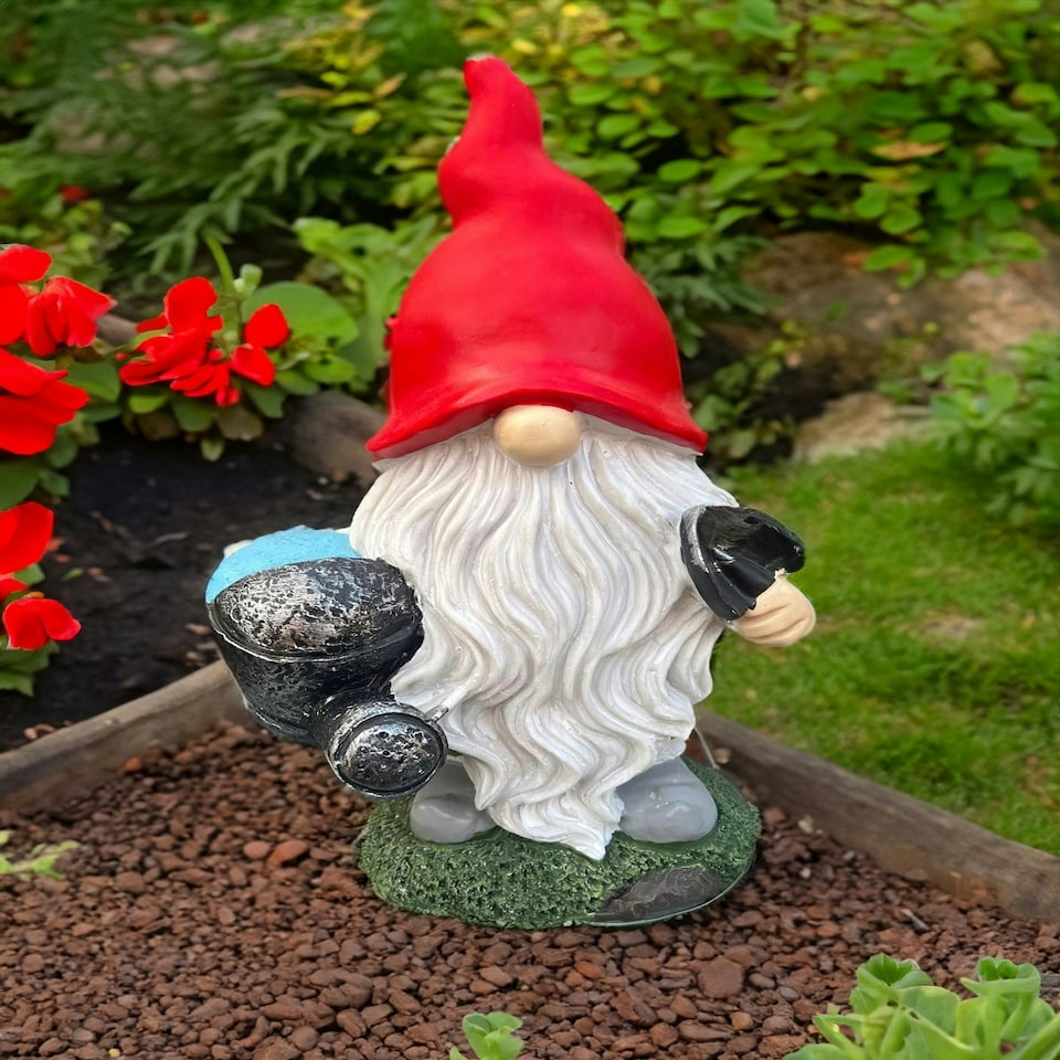image 1 of Garden Gonk with Watering Can 20 x 13 x 33cm - Garden Ornament