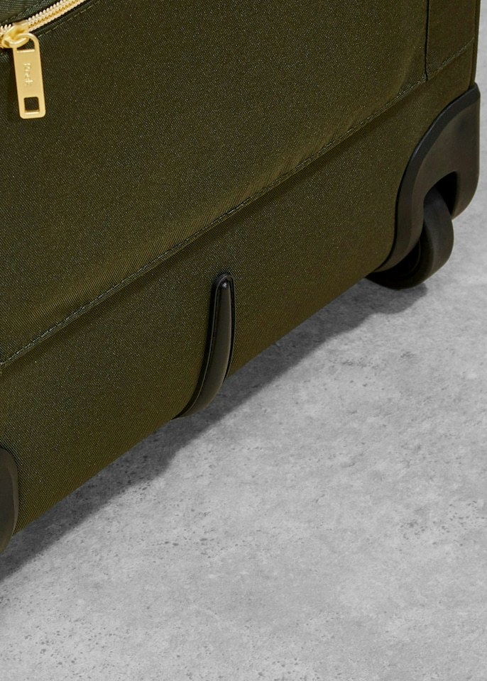 image 1 of Rock Sloane Underseat Suitcase Khaki | Green | Cabin Bag