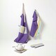 image 5 of Homescapes Osaka Purple Stripe Cotton Apron