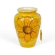 image 2 of Verano Spanish Ceramics Sunflower Small Vase - 24cm