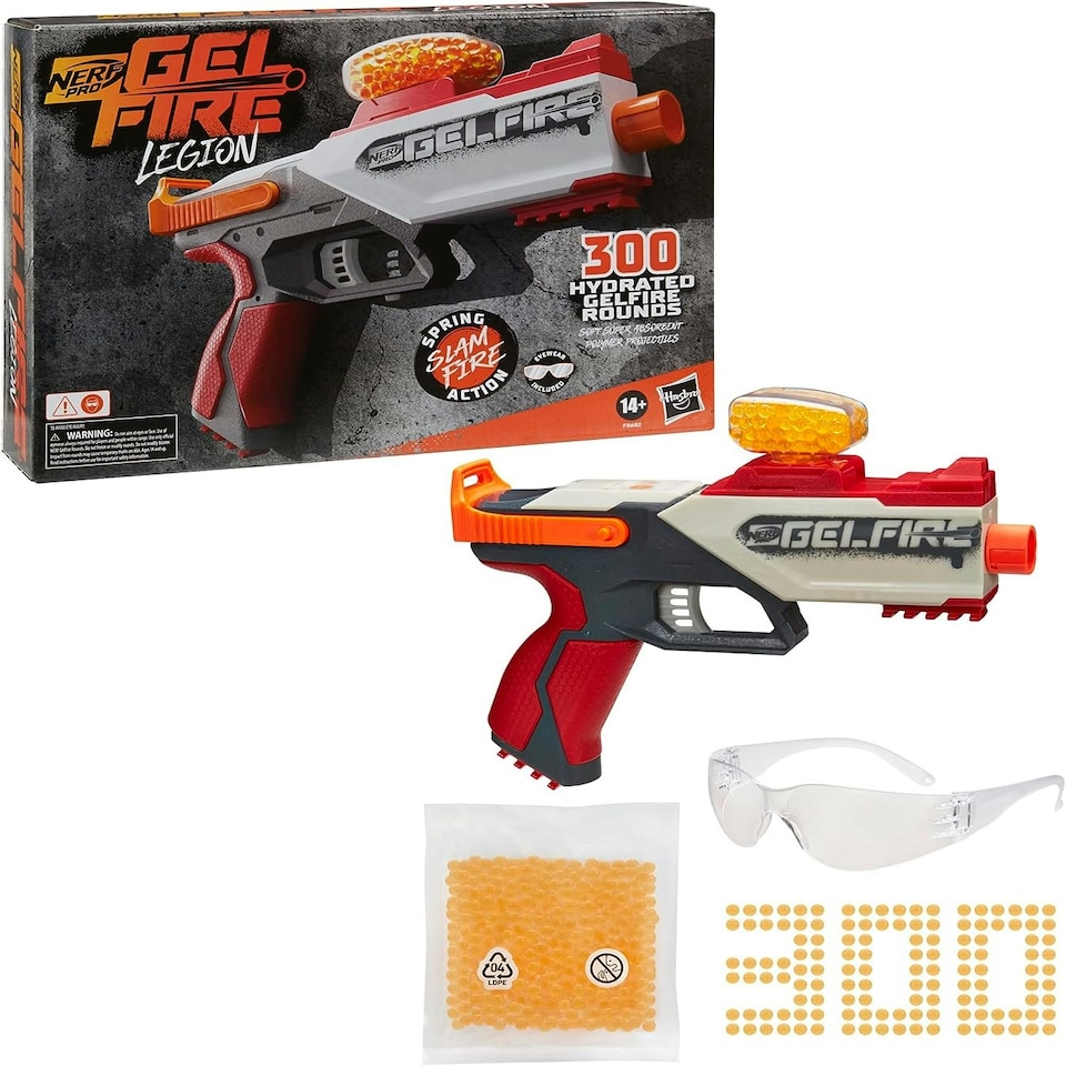 image 1 of NERF Pro - Gelfire Legion Blaster &  300 Hydrated Gelfire Rounds
