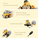 image 3 of Pack of 5 DIY Digger Trucks – Transform into 1 Big Robot!