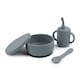 image 1 of Tiny Dining 4pc Baby Silicone Suction Feeding Set - Tradewinds