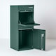 image 4 of SMART PARCEL BOX® Large Front & Rear Access Green Green