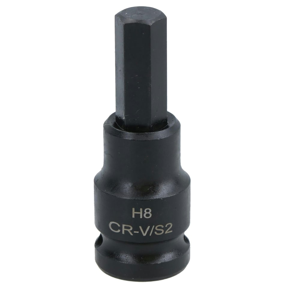 image 1 of 8mm x 45mm 3/8in. Drive Short Impact Impacted Allen Hex Key Socket