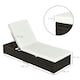 image 5 of Outsunny Rattan Sun Lounger
