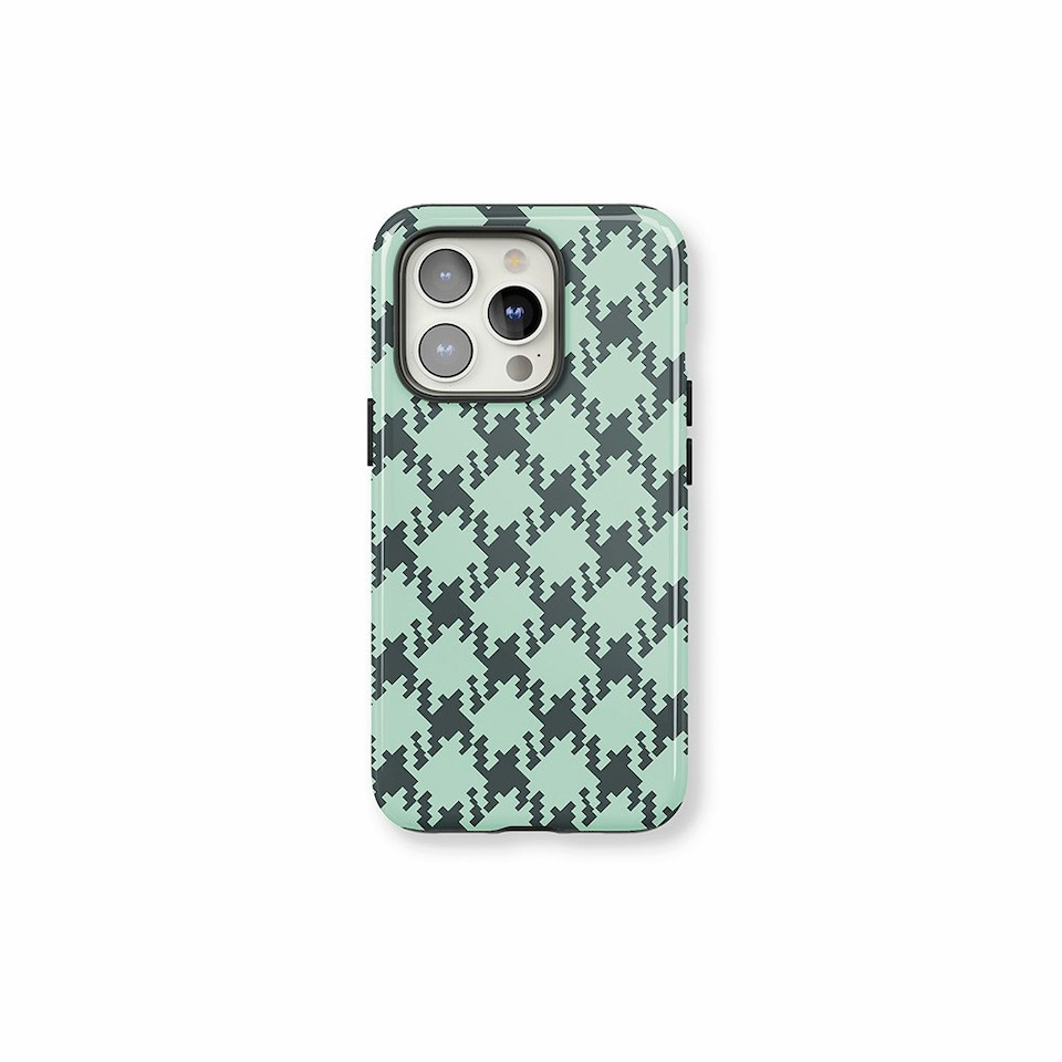 image 1 of Green Check Phone Case | Green | iPhone 16 Plus
Tough | iPhone 16 Plus
Tough