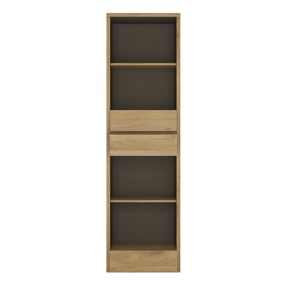 image 1 of Shetland Tall Narrow 3 Drawer Bookcase