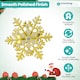 image 2 of 1pc Snowflake Napkin Rings, Napkin Holder with Diamante Rhinestone