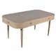 image 2 of Valencia 6 Seater Dining Table - Cane & Mango Wood - L90 x W165 x H78 cm | Multi