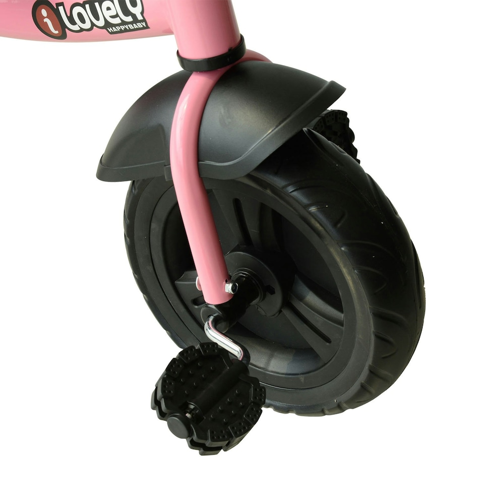 image 1 of HOMCOM Baby Kids Children Toddler Tricycle Ride on Trike W/ 3 Wheels Pink