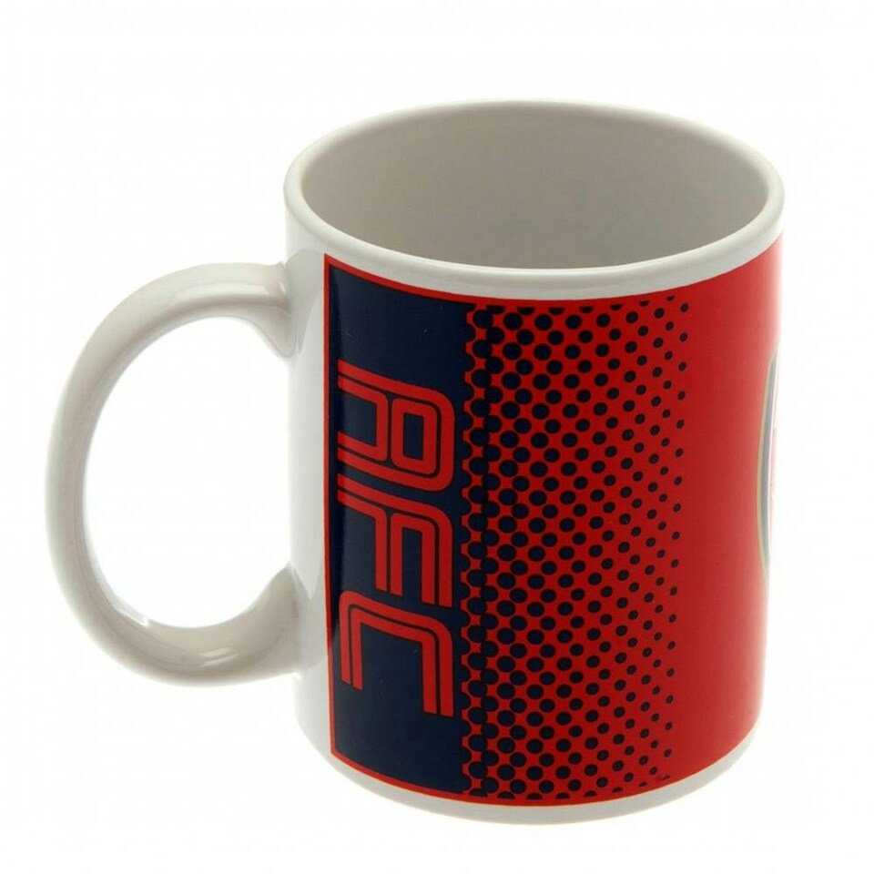 image 1 of Arsenal FC Official Football Fade Design Mug - Red/Blue/White - One Size