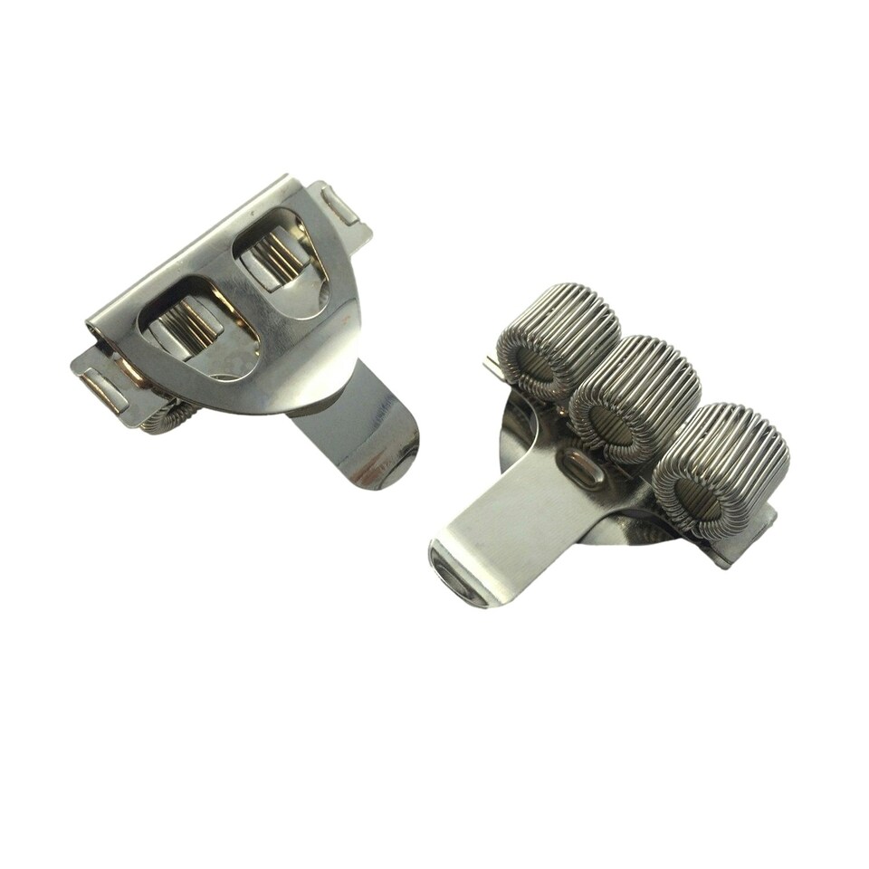 image 1 of 2xTriple Metal Pen Holder With Pocket Clip