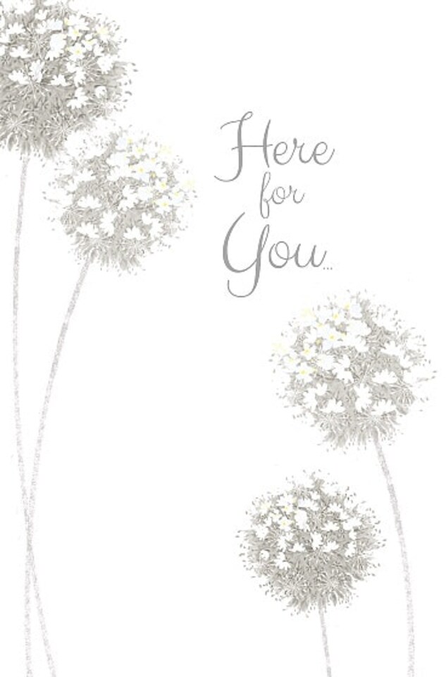 image 1 of Here For You Sympathy Card