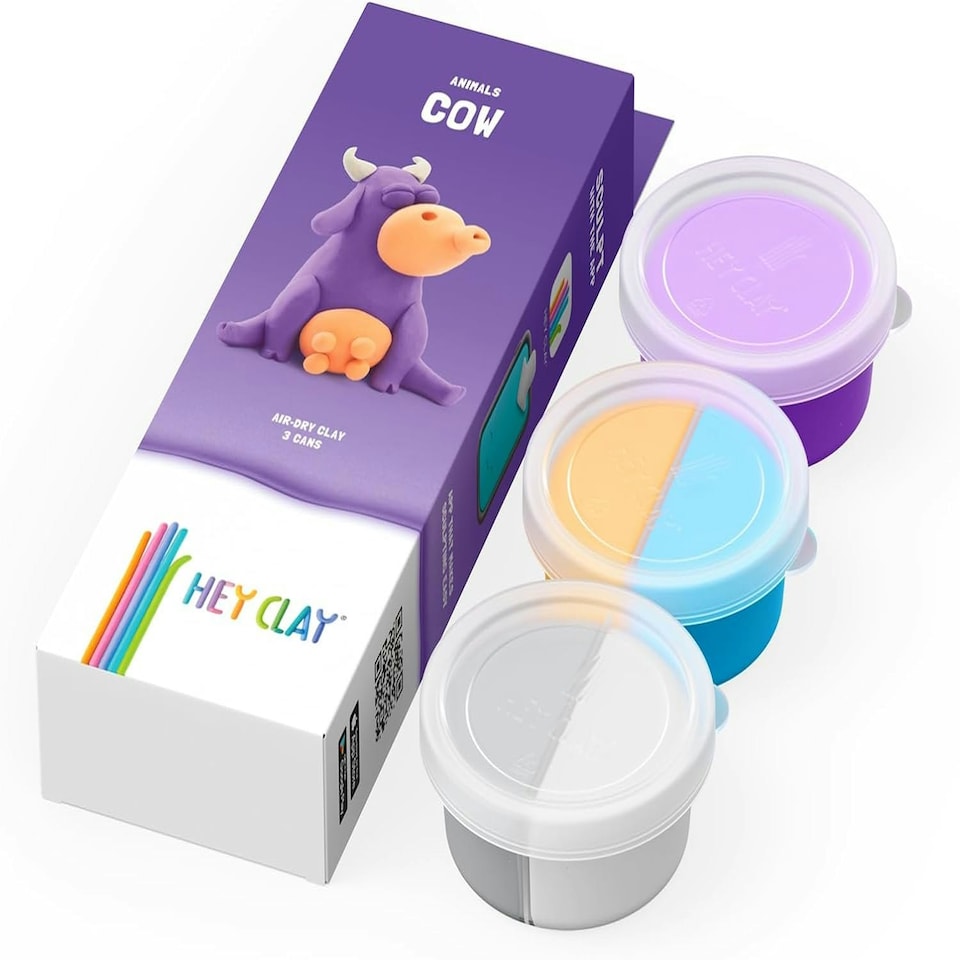 image 1 of Hey Clay DIY Animals - Cow