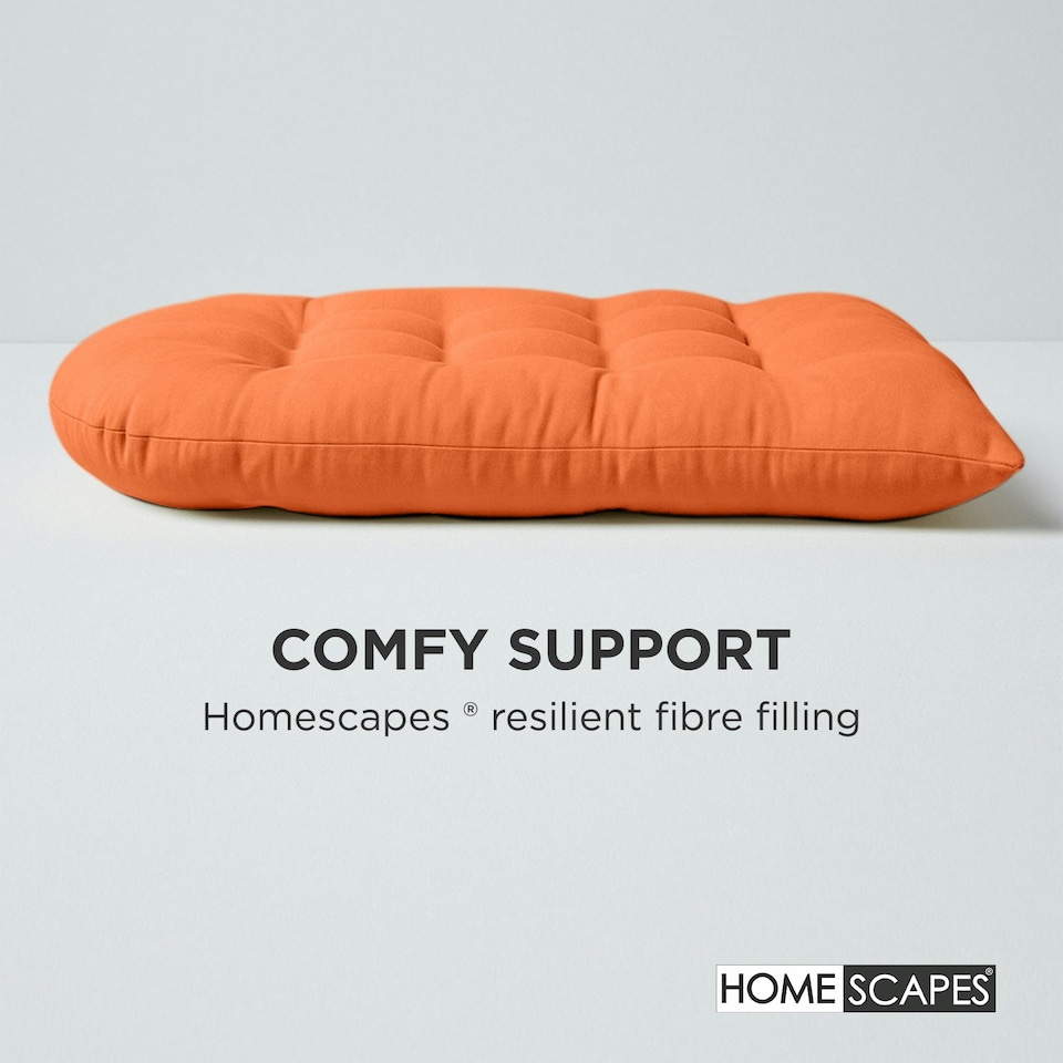 image 1 of Homescapes Burnt Orange Round Egg Chair Swing Cushion