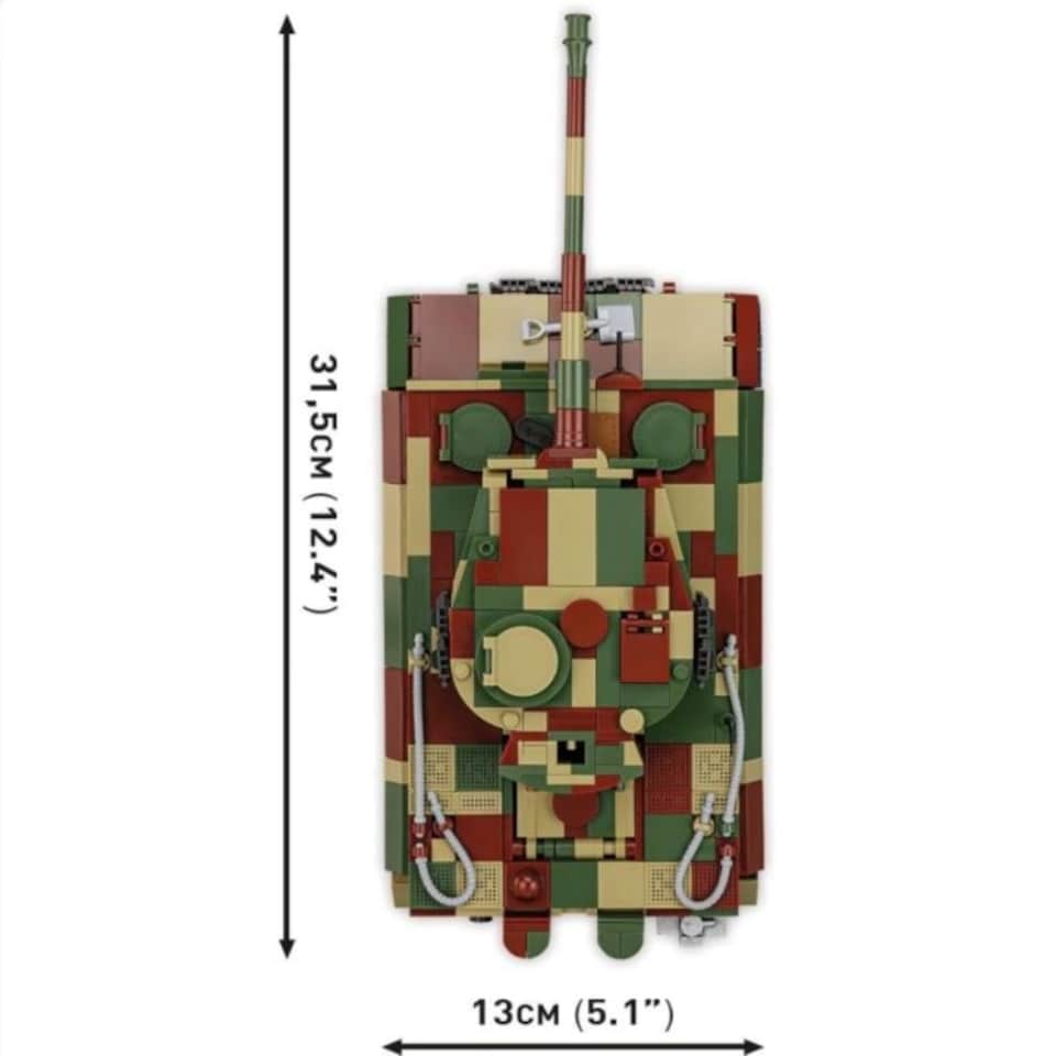 image 1 of Executive Edition Panzerkampfwagen VI Tiger Ausf. E. tank brick model - COBI 2587 - 1207 bricks