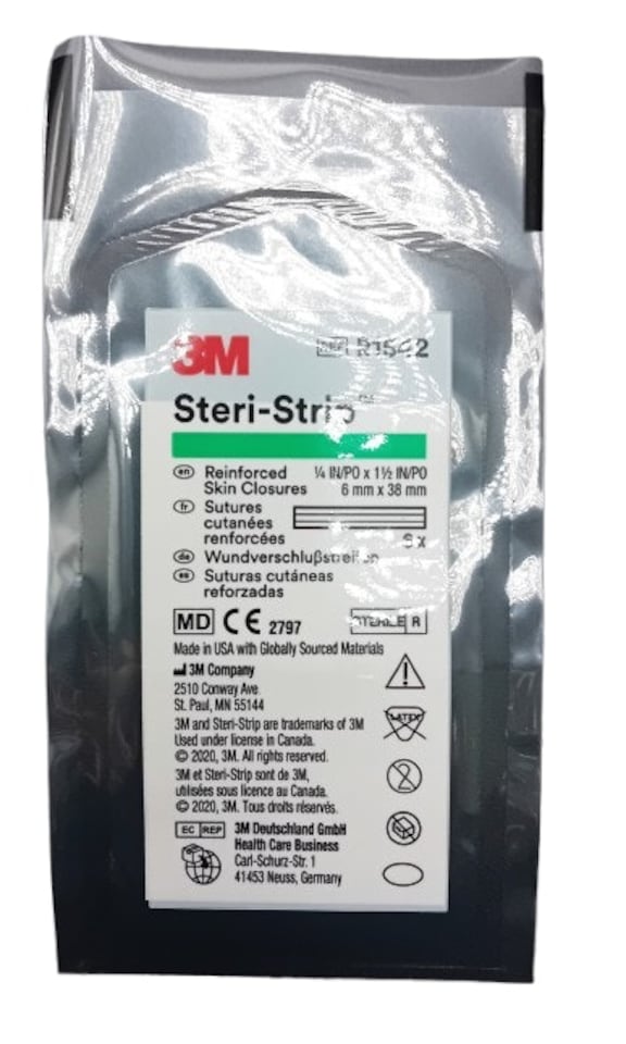 image 1 of Steri-Strip Butterfly Stitches R1542 - Pack of 5 - Adhesive Skin Closures