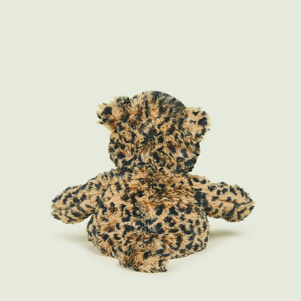 image 1 of Warmies Leopard Plush Microwaveable Weighted Cuddly Toy