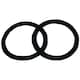 image 2 of Bitz Rubber Rings For Peacock Safety Stirrups