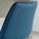 image 3 of Furniturebox Pesaro 2x Navy Velvet Black Legs Bar Chair