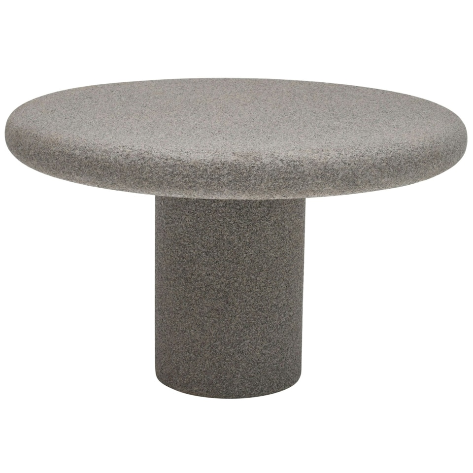 image 1 of Udaipur Round Low Coffee Table Grey