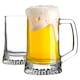 image 1 of Bormioli Rocco Stern Tankard Glass Beer Mugs - 270ml - Pack of 2 Clear