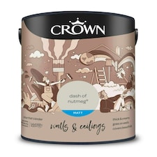 Crown Matt Emulsion Dash Of Nutmeg 5L
