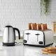 image 4 of Russell Hobbs Brushed Classics Bundle Set with Kettle, 4 Slice Toaster, and Manual Microwave CLCSBNDL4BR