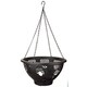 image 1 of Marco Paul Black Plastic Hanging Basket 15" Black