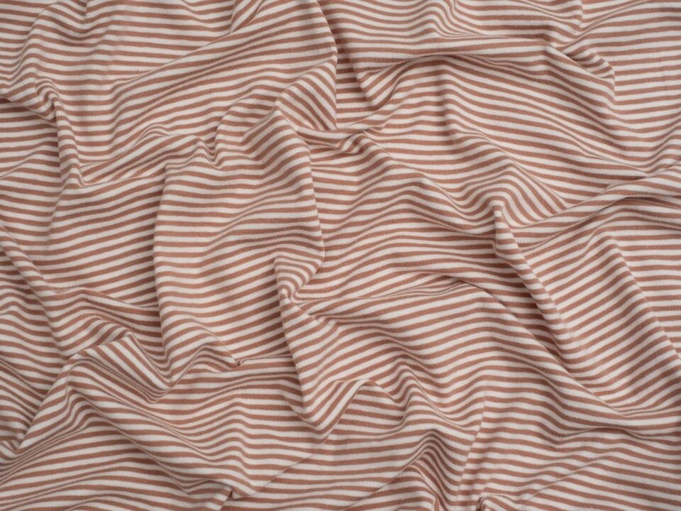 Minerva Core Range Pink Baby Soft Yarn Dyed Cotton Jersey Stretch Knit Fabric for Dressmaking, 150cm / 59" Wide - per metre