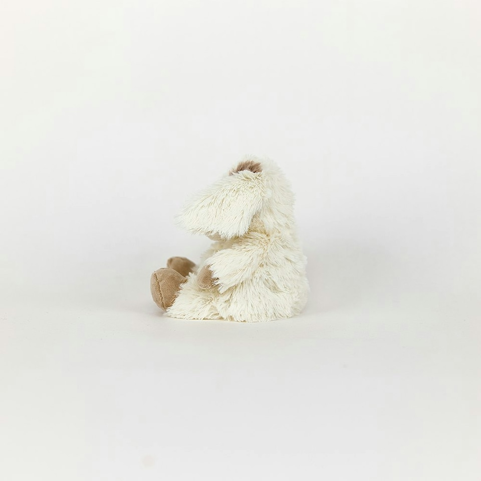 image 1 of Warmies Puppy Plush Mini Size, Fully Microwavable and Weighted Cuddly Toy for Anxiety, Chill in The Freezer or Heat in Microwave, Soft Toy Heat Pad