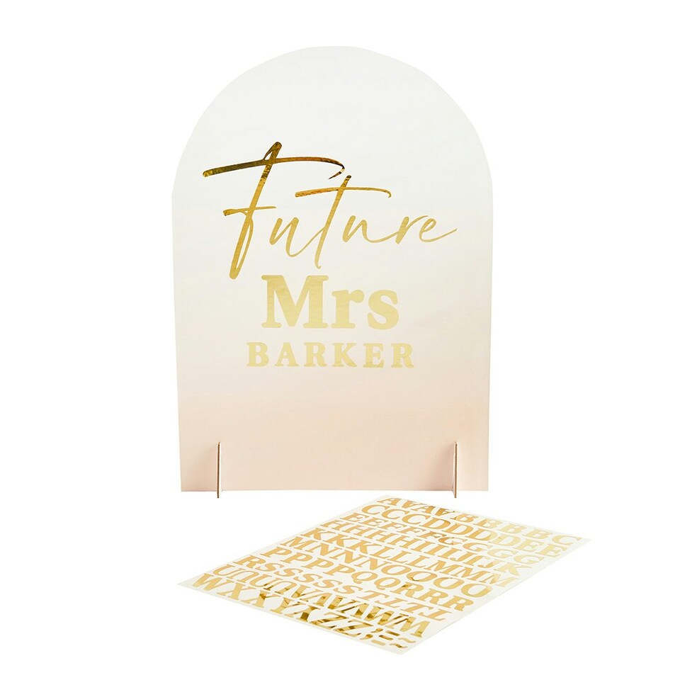 Future Mrs Customisable Celebration Sign