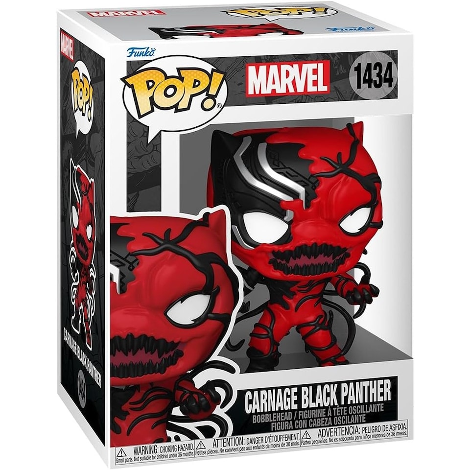 image 1 of Funko POP! Marvel: Carnage Black Panther