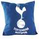 image 1 of Tottenham Hotspur FC Official Crest Design Cushion - Navy/White - One Size