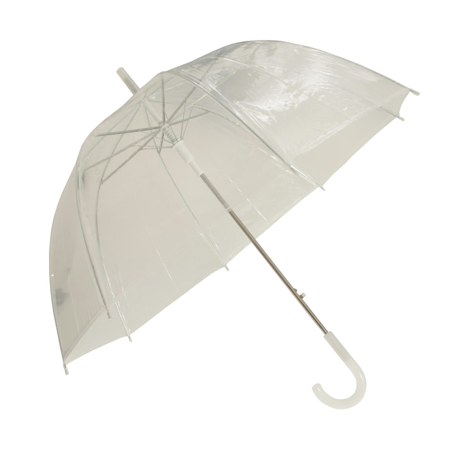 image 1 of X-brella Womens/Ladies Crystal Clear Umbrella - Crystal Clear - 58.5cm